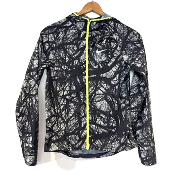 Nike Enchanted Forest Impossibly Light Windbreaker Hoodie Small Full Zip Black S - Picture 3 of 9